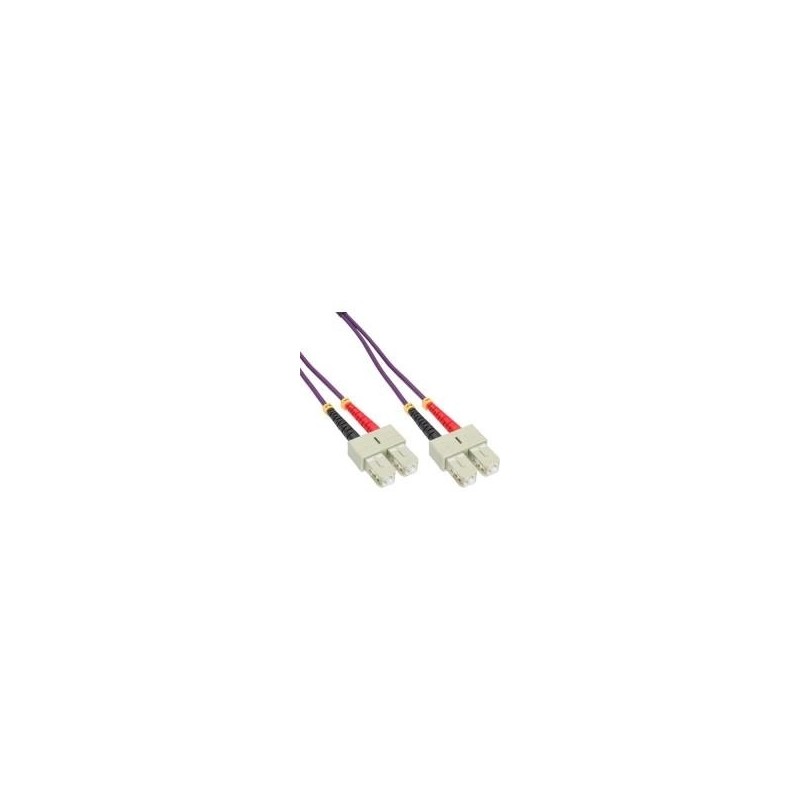 Cavo duplex in fibra ottica - SC-SC - 50-125 - OM4 - 3 m