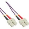 Cavo duplex in fibra ottica - SC-SC - 50-125 - OM4 - 3 m