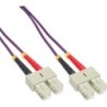 Cavo duplex in fibra ottica - SC-SC - 50-125 - OM4 - 5 m