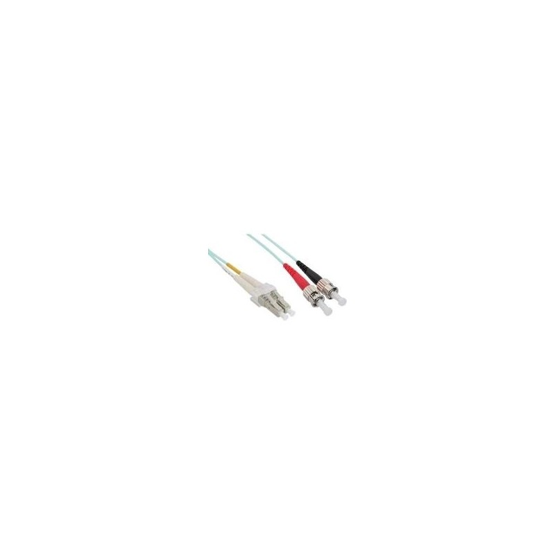 Cavo duplex in fibra ottica - LC-ST - 50-125 - OM3 - 2 m