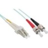 Cavo duplex in fibra ottica - LC-ST - 50-125 - OM3 - 2 m