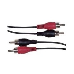 Schwaiger CIK5125 - 2 x RCA - Maschio - 2 x RCA - Maschio - Nero - Co