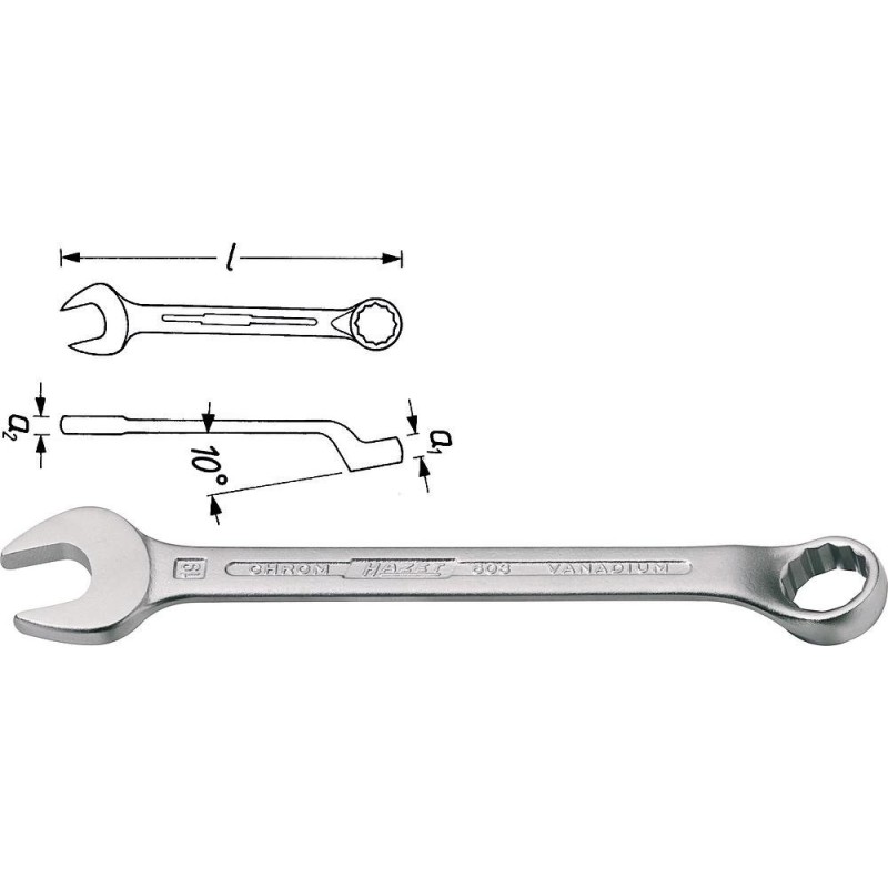 Chiave combinata Hazet misura 10 mm 603-10 (603-10)