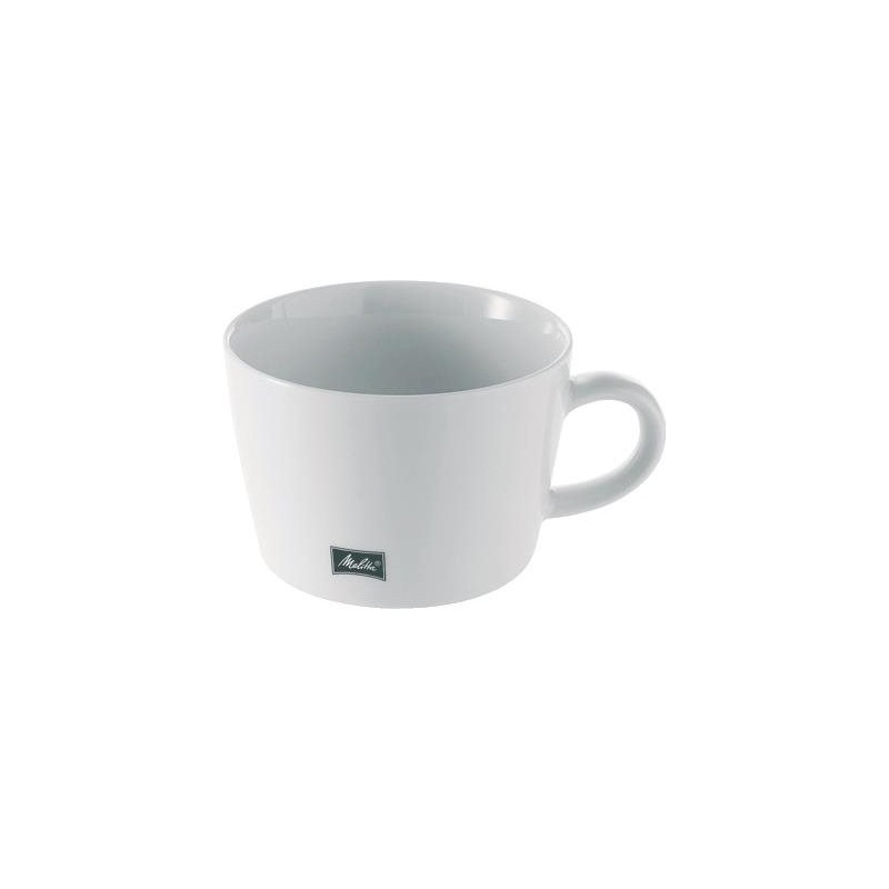 Tazza da caff&egrave; al latte Melitta &quot;M-Cups&quot;, bianca, 0,45 l in porcella