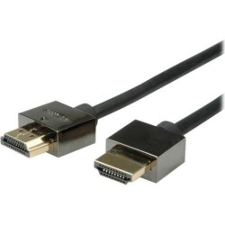 ROLINE HDMI 1m cavo HDMI HDMI tipo A [Standard] Nero (ROLINE Notebook