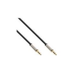 Cavo audio slim jack 3,5mm ST-ST - stereo - 1m