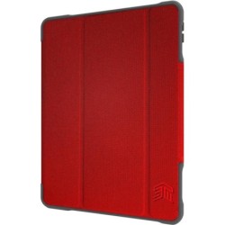 Custodia STM Dux Plus DUO Apple iPad 10.2&quot; (2021 - 2019) rosso/traspa