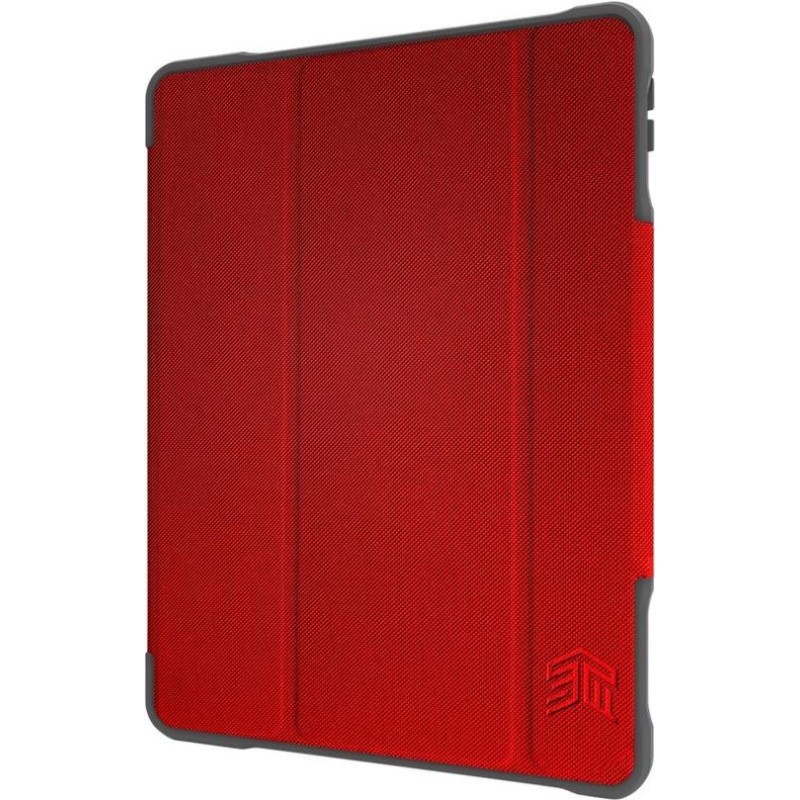 Custodia STM Dux Plus DUO Apple iPad 10.2&quot; (2021 - 2019) rosso/traspa