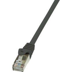 LogiLink EconLine CAT 6 Foldet usk&Atilde;&brvbar;rmet snoet par (F/UTP) 25cm Pat