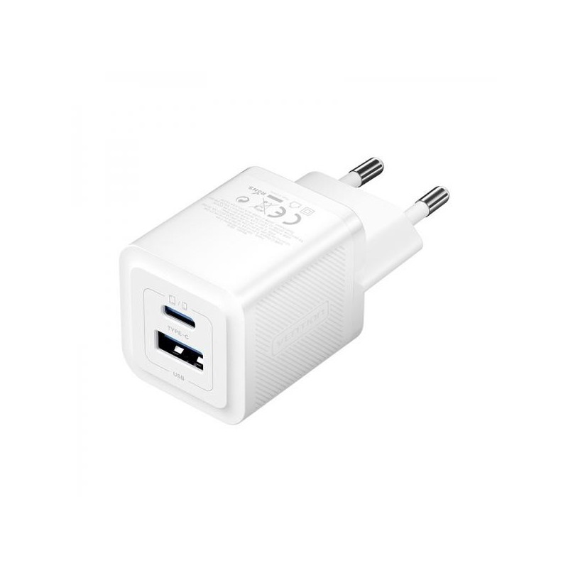 Caricatore GaN a 2 porte USB (C + A) (30W/30W)