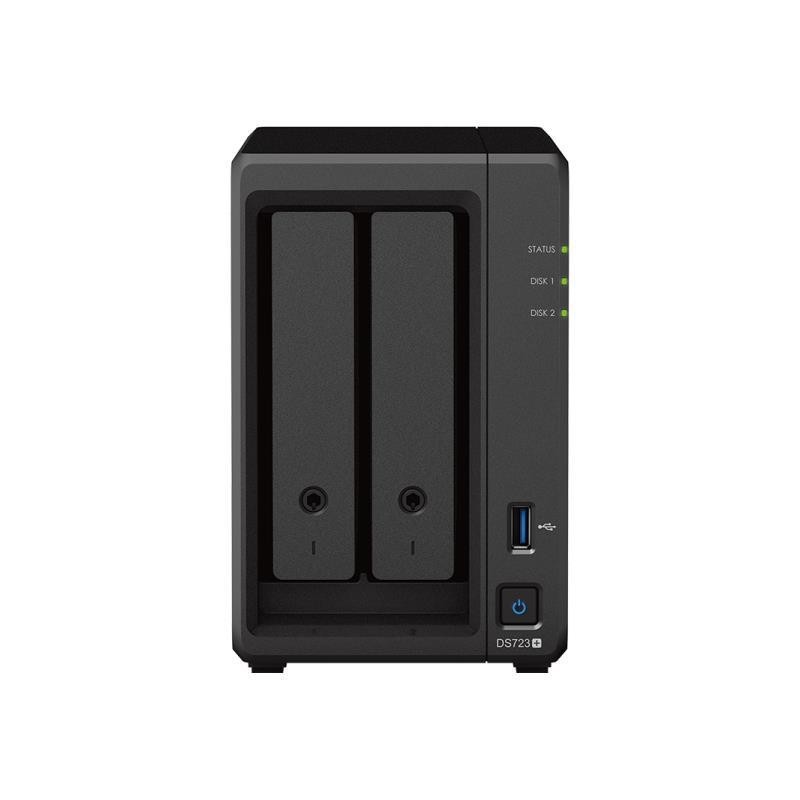 NAS assemblato Synology Tower DS723+ 0.96GB (2x480GB) con SSD Entrepr