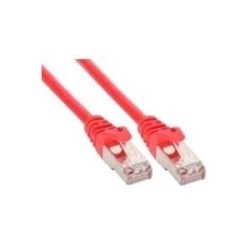 Cavo patch - SF-UTP - Cat.5e - rosso - 50m