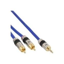 Cavo jack RCA - PREMIUM - 2x connettori RCA su jack da 3,5 mm - 25 m