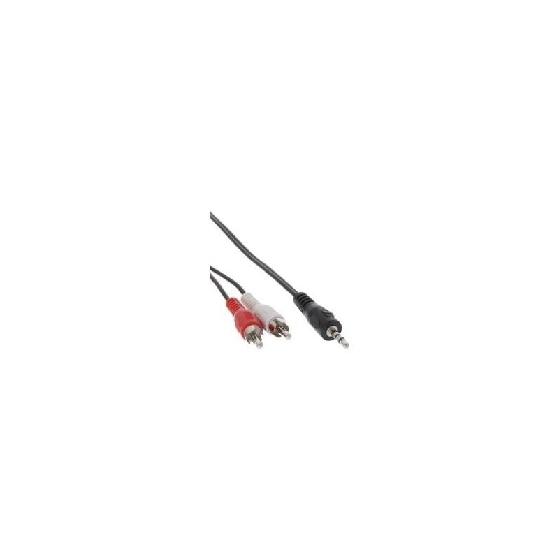 Cavo jack RCA - 2x connettori RCA su jack da 3,5 mm - 3 m