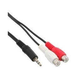 Cavo jack RCA - 2x prese RCA su spina jack da 3,5 mm - 5 m