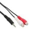 Cavo jack RCA - 2x prese RCA su spina jack da 3,5 mm - 5 m