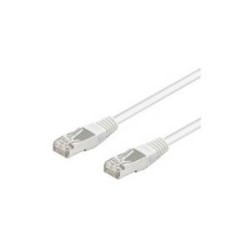 Cavo patch CAT5e 30,0 m bianco SF/UTP 2xRJ45, PVC, CCA