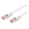 Cavo patch CAT6 30,0 m bianco S/FTP 2xRJ45, LSOH, CU