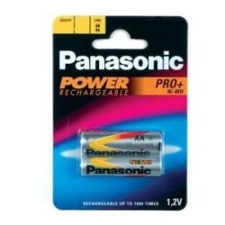 Panasonic P03P - Batteria 2 x AAA tipo NiMH (ricaricabili) 800 mAh