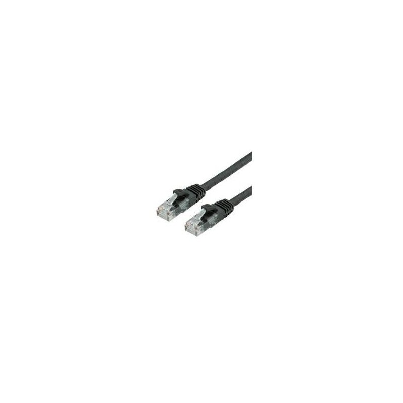 Value 21.99.1075 cavo di rete Nero 7 m Cat6 U/UTP [UTP] (Value CAT6 U