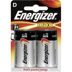 Batterie ENERGIZER Max D conf. da 2 -E301533400