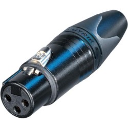 Neutrik Serie XX NC3FXX-BAG - connettore audio - 2,5 mm&sup2; - XLR3 femm