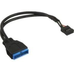 Cavo adattatore USB 2.0 a 3.0 int. - Scheda madre USB 2.0-USB 3.0 int