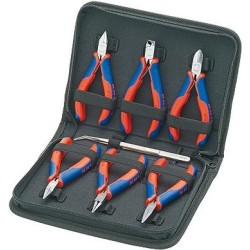 Set di pinze per elettronica KNIPEX, 7 pezzi