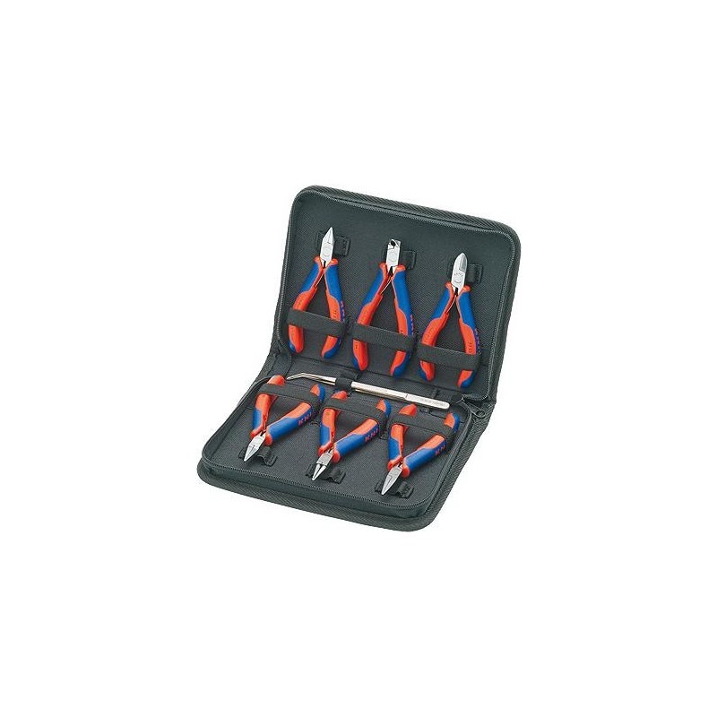 Set di pinze per elettronica KNIPEX, 7 pezzi