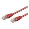 Cavo patch Wentronic Goobay CAT 6, U/UTP, rosso, 5 m - Miscela di ram