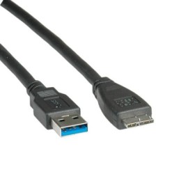 Cavo ROLINE USB3.2 Gen1, A - Micro A, M/M, 0,8 m