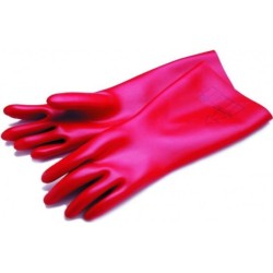 Cimco 140215 Protezione delle mani Guanti isolanti Rosso Lattice 1 pz