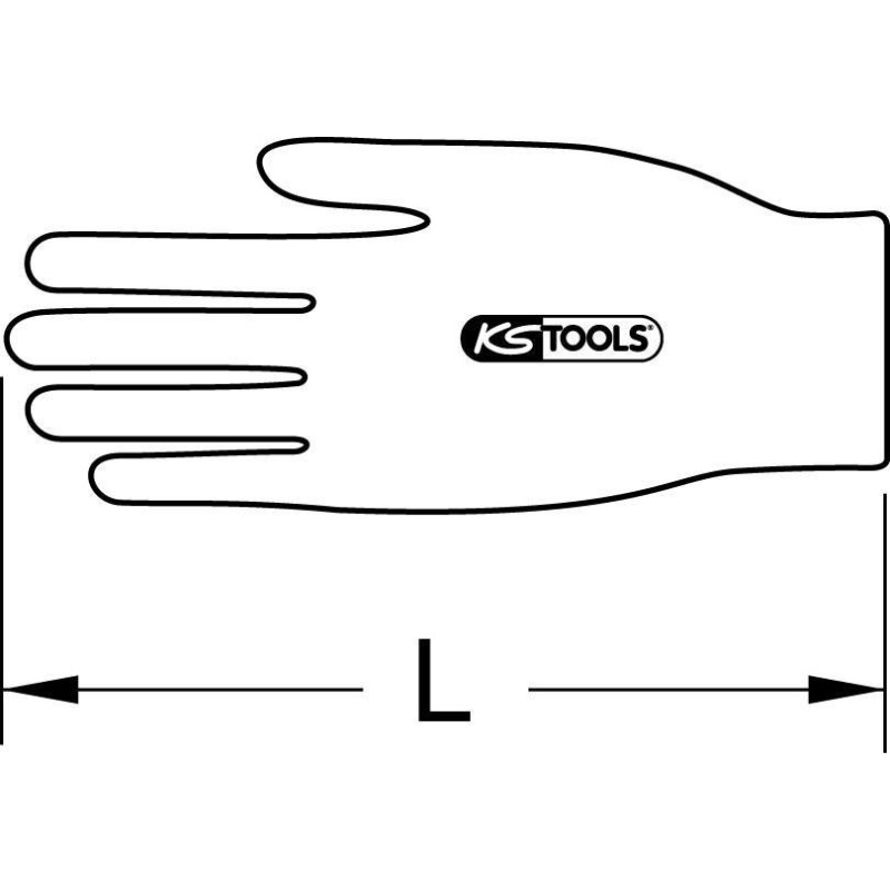 Sottoguanto KS TOOLS, 260mm (117.1660)