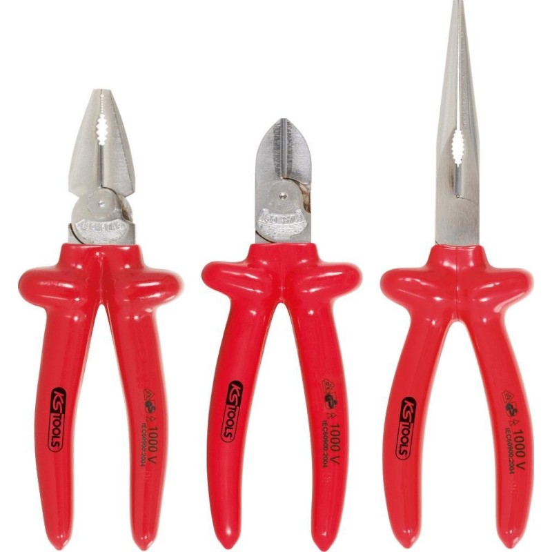 Set di pinze KS TOOLS CLASSIC 1000V, 3 pezzi. (117.1710)