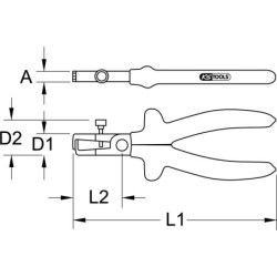 KS TOOLS CLASSIC Spelafili 1000V, 11mm (117.1713)