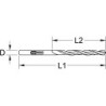 Punta elicoidale KS TOOLS HSS-G lunga, 3,3 mm, confezione da 10 (330.