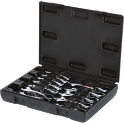 Set di chiavi combinate a cricchetto KS TOOLS GEARplus, corte, 12 pez