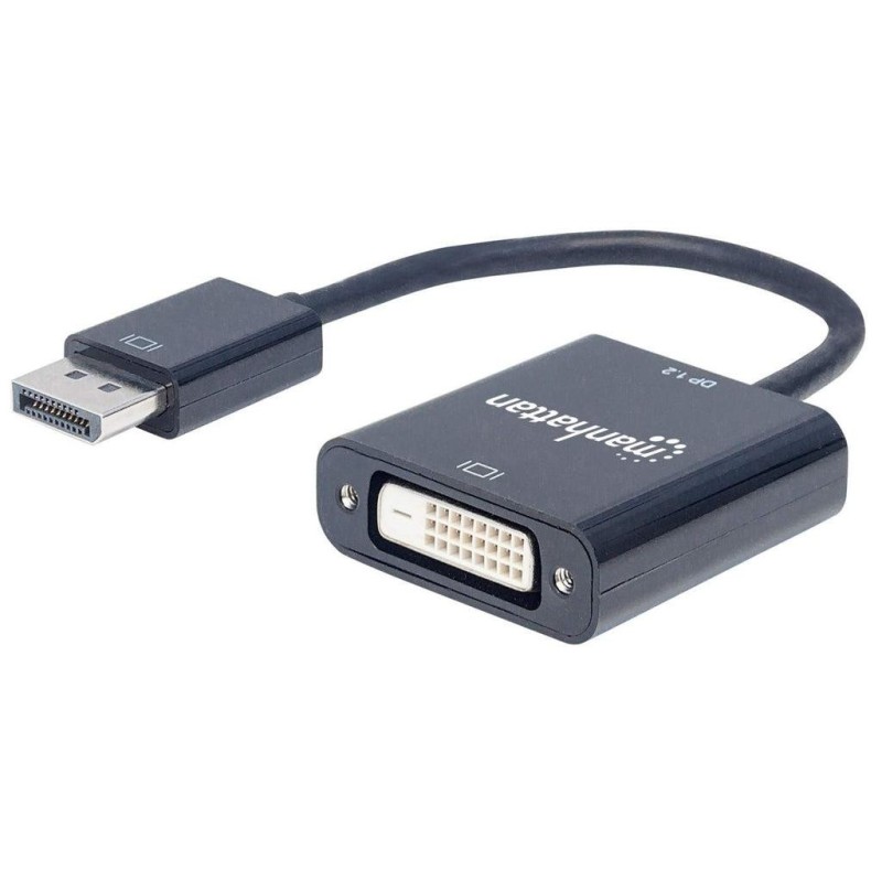 Manhattan 152228 cavo e adattatore video 0,23 m DisplayPort DVI-D Nero