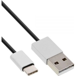 InLine - Cavo USB - Da USB (M) a USB-C (M) - USB 2.0 - 50 cm - nero (