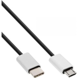 INLINE - Cavo USB - Da USB-C (M) a Micro-USB Tipo B (M) - USB 2.0 - 1