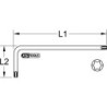 KS TOOLS TX Chiave a L, corta, T30 (151.2350)