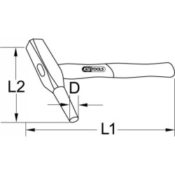 Punzone KS TOOLS BRONZEplus, 8 mm (963.2405)