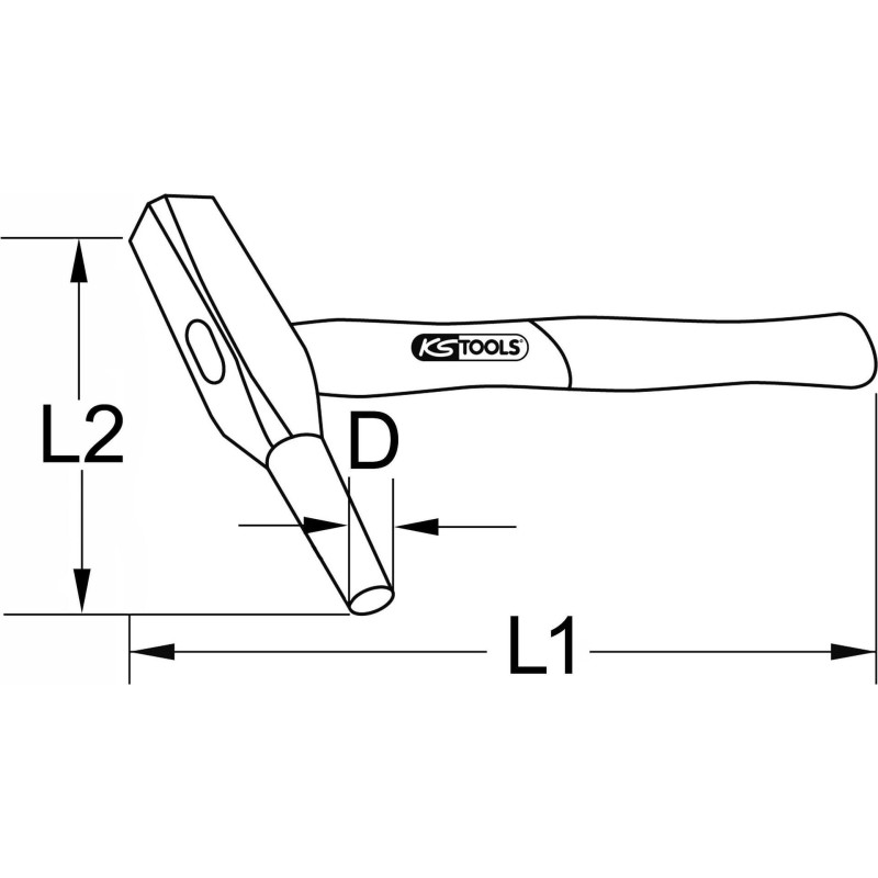 Punzone KS TOOLS BRONZEplus, 8 mm (963.2405)