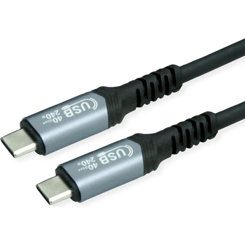 VALUE CAVO USB4 GEN3X2 (40GBIT/S), C - C, M/M, 240W, 0.8M