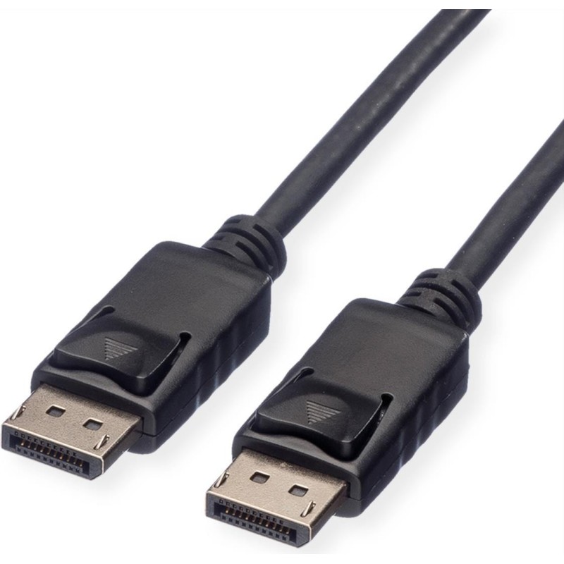 ROLINE GREEN DISPLAYPORT CABLE, DP - DP, M/M, BLACK, 1M