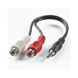 VALUE CAVO STEREO JACK 3.5MM (M) - CINCH (2X M), 0.2M