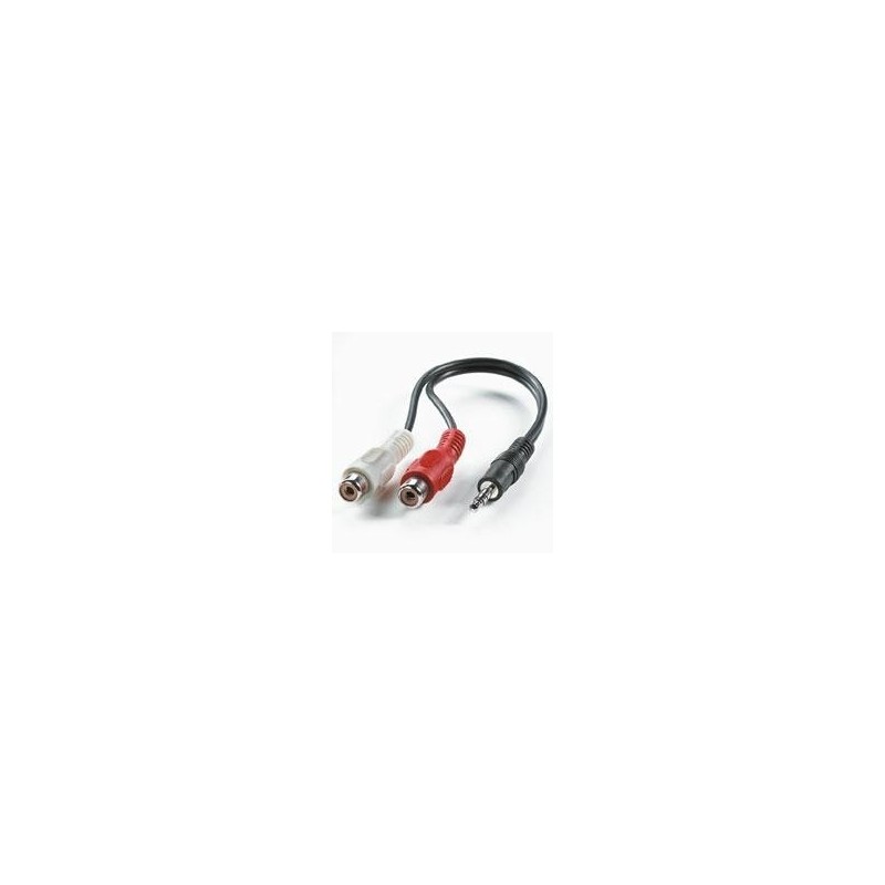 VALUE CAVO STEREO JACK 3.5MM (M) - CINCH (2X M), 0.2M