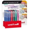 Uni-ball Gel Cancellabile -UF-222/3D EXPOSITOR 0,7mm