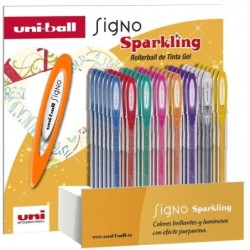 Uni-ball Signo Sparkling - Espositore UM-120SP 48P 1,0 mm - Punta in 