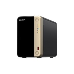 NAS assemblato QNAP Tower TS-264-8G 36TB (2x18TB) con HDD Seagate Iro